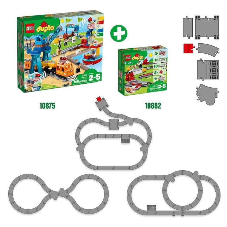 LEGO DUPLO, Tory kolejowe, 10882