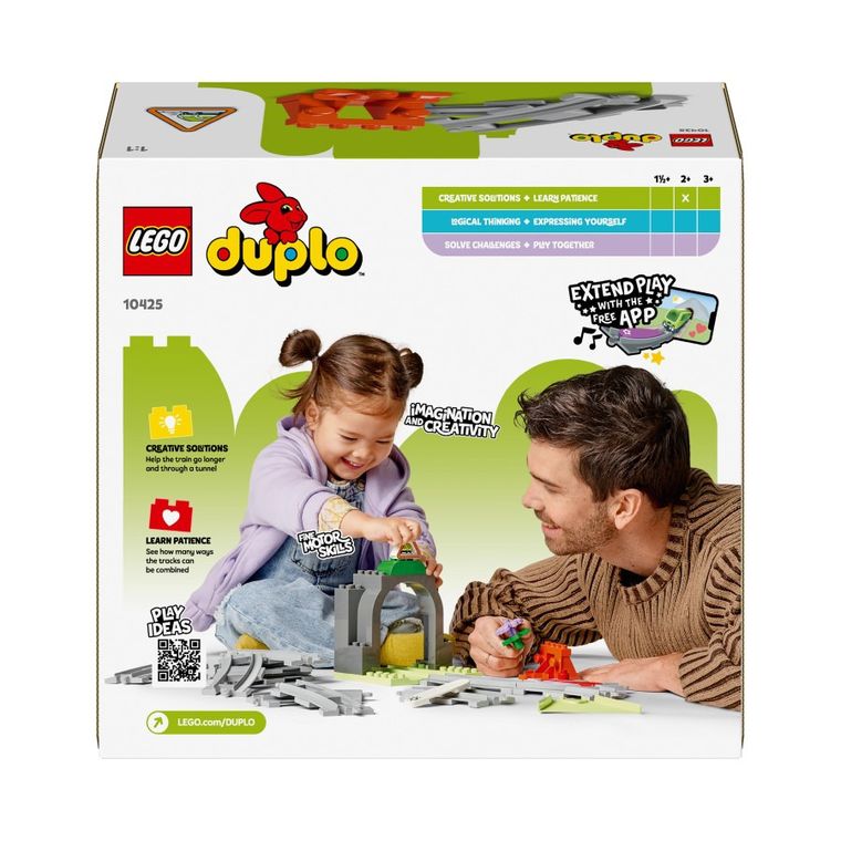 LEGO DUPLO, Tunel i tory kolejowe - zestaw rozszerzający, 10425
