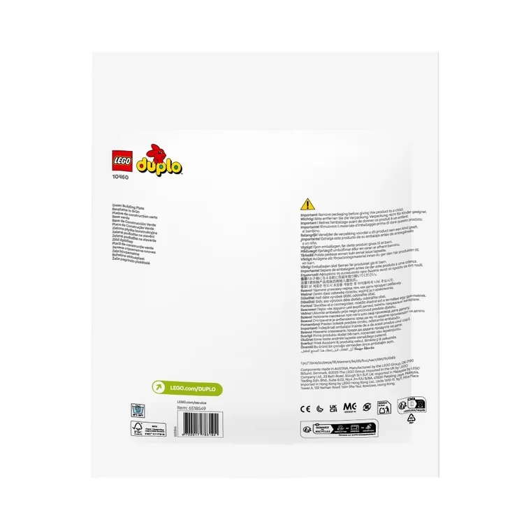 LEGO DUPLO, Zielona płytka konstrukcyjna, 10460