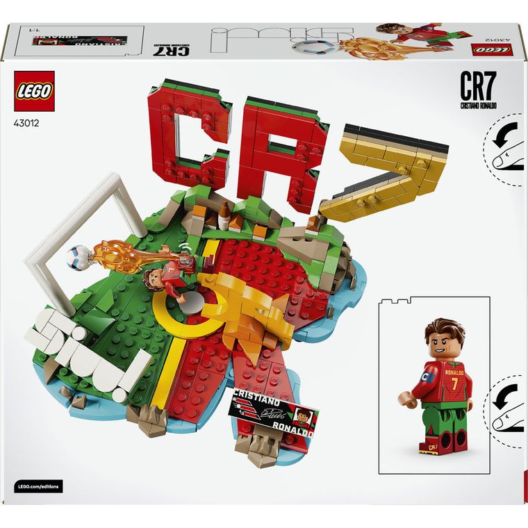 LEGO Editions, Cristiano Ronaldo - piłkarskie momenty, 43012