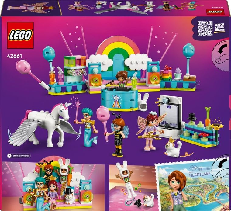 LEGO Friends, Bal przebierańców z jednorożcem i wróżką, 42661