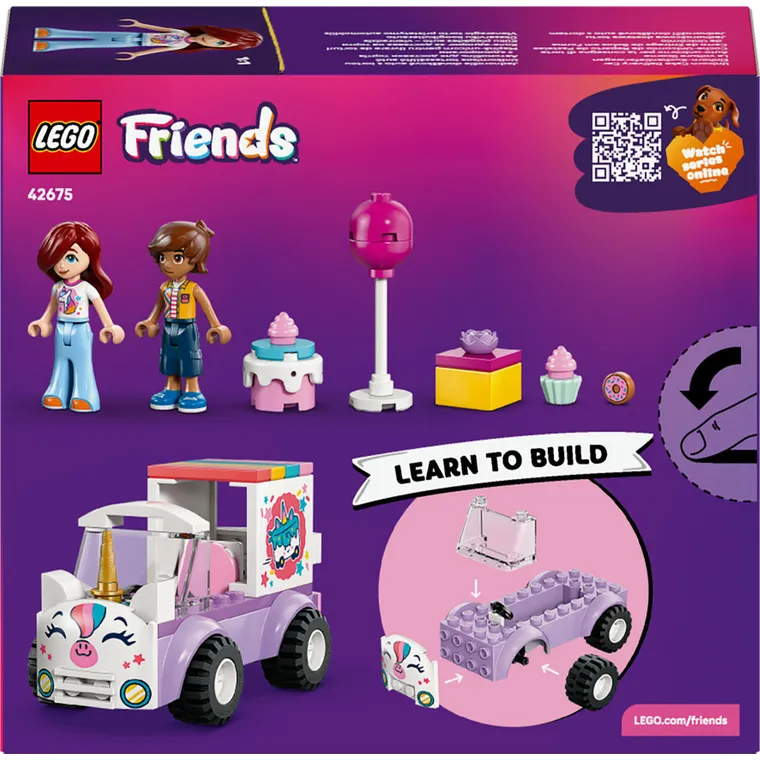LEGO Friends, Jednorożcowa dostawa tortu, 42675