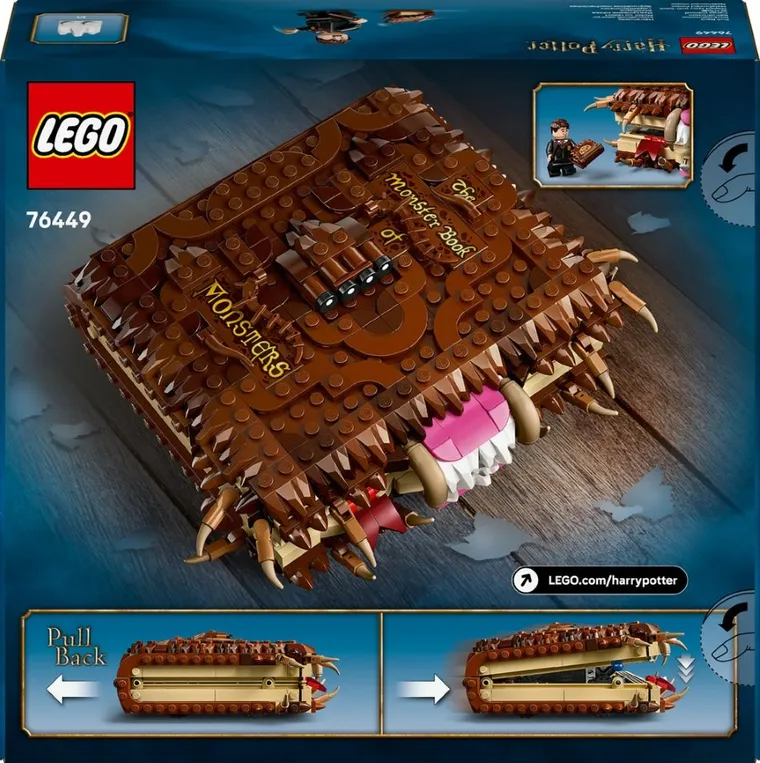 LEGO Harry Potter, Potworna księga potworów z zębami, 76449