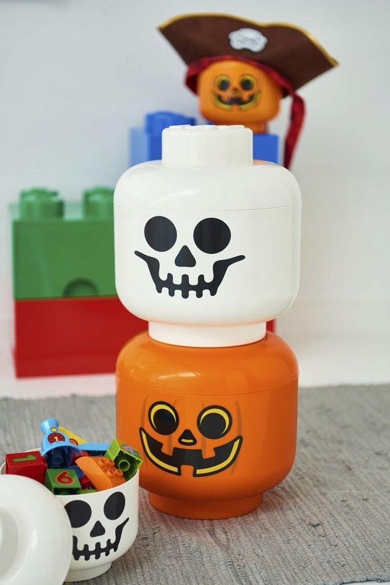 LEGO, mała głowa, pumpkin, pojemnik do przechowywania, rozmiar S, 2l