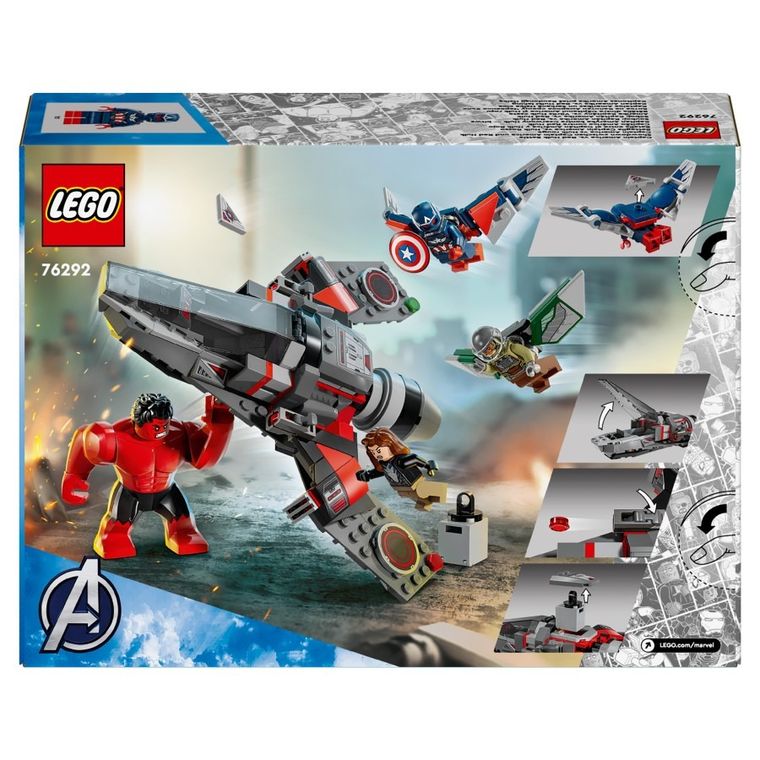 LEGO Marvel, Kapitan Ameryka kontra Czerwony Hulk - bitwa, 76292