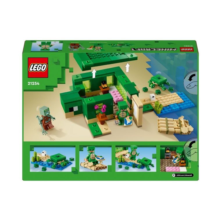 LEGO Minecraft, Domek na plaży żółwi, 21254