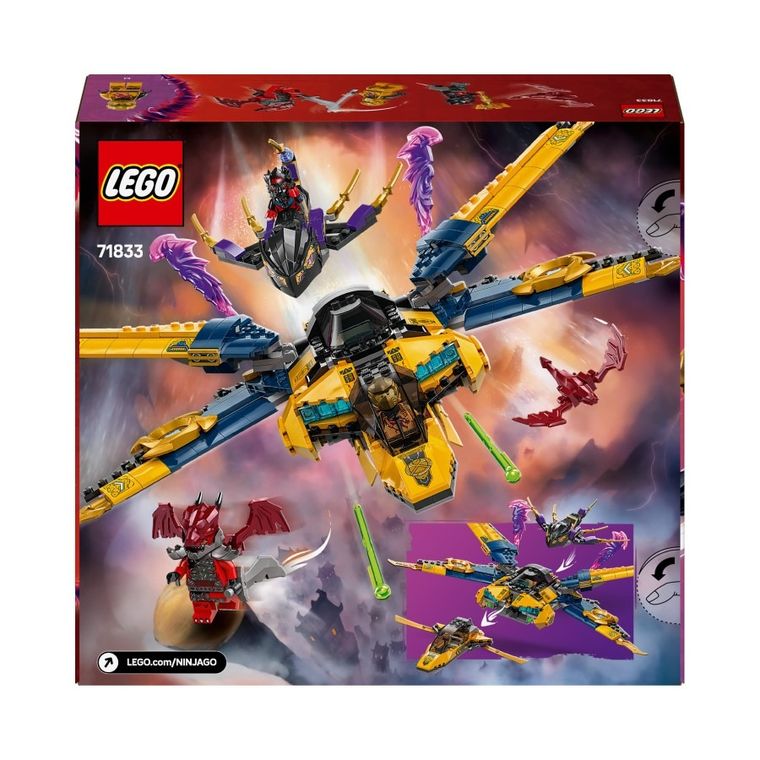 LEGO NINJAGO, Ras i burzowy superodrzutowiec Arina, 71833