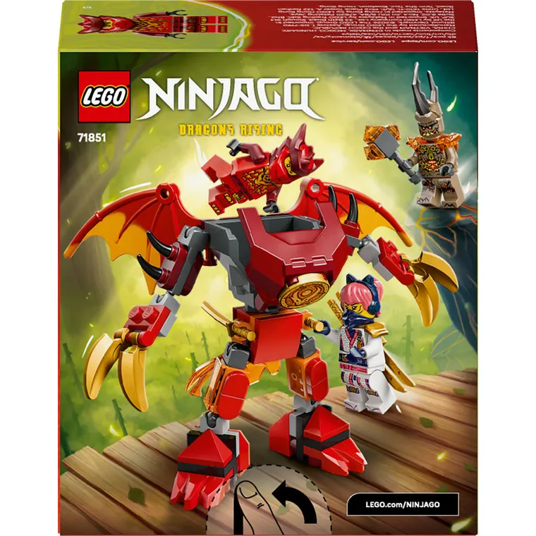 LEGO NINJAGO, Smok-mech Kaia - zestaw bitewny, 71851