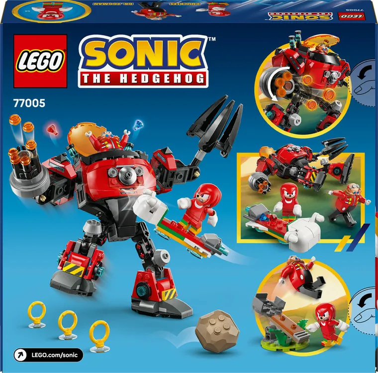 LEGO Sonic the Hedgehog, Knuckles kontra Dr. Eggman w mechu Egg Crusher, 77005