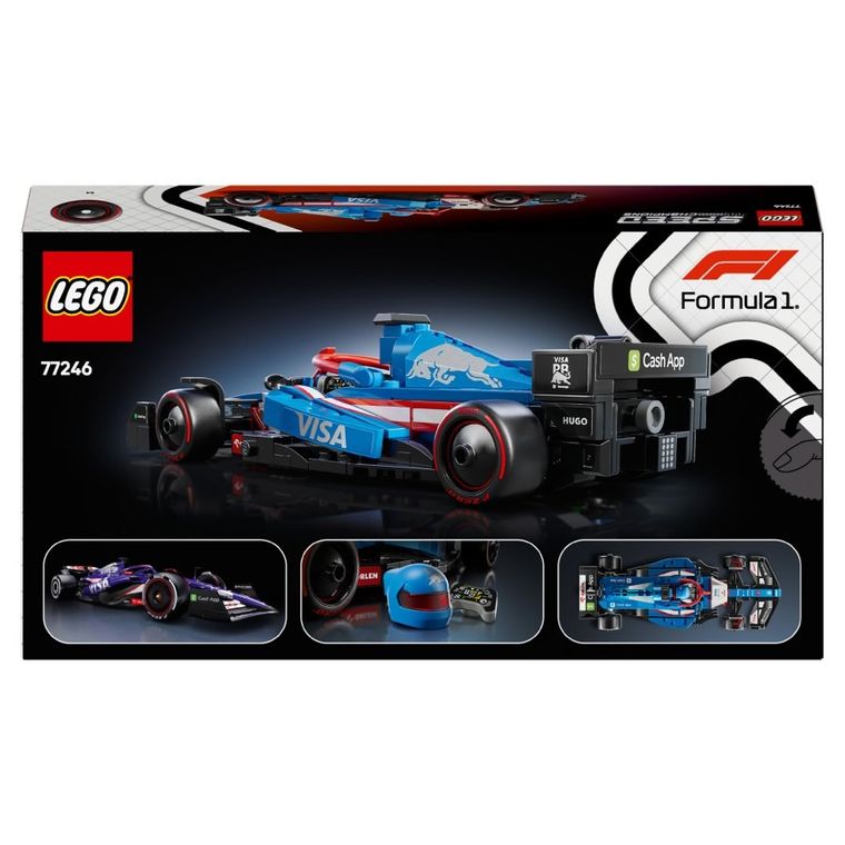 LEGO Speed Champions, Bolid F1 Visa Cash App RB VCARB 01, 77246
