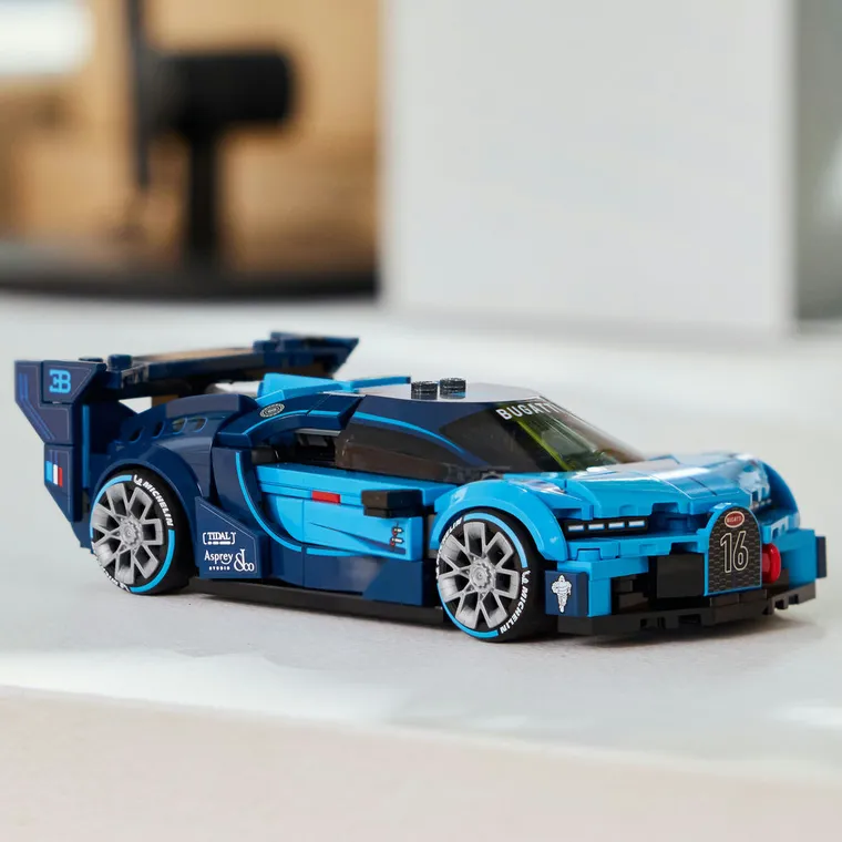 LEGO Speed Champions, Hipersamochód sportowy Bugatti Vision GT, 77253