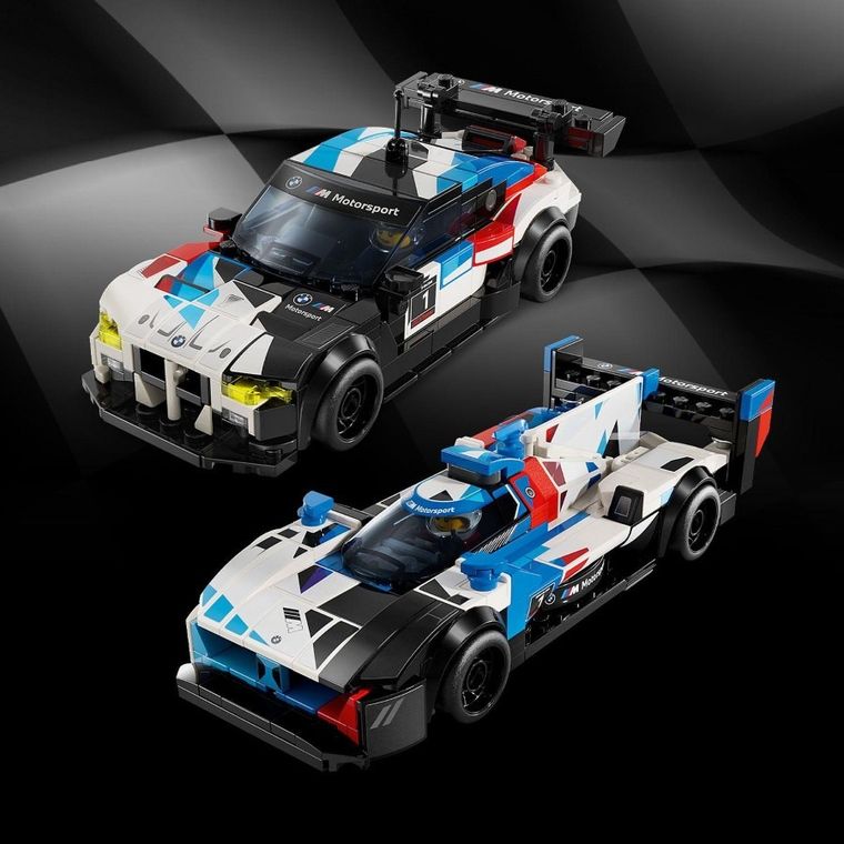 LEGO Speed Champions, Samochody wyścigowe BMW M4 GT3 & BMW M Hybrid V8, 76922