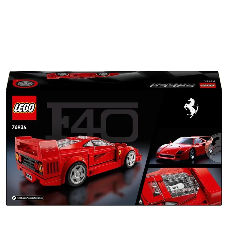 LEGO Speed Champions, Supersamochód Ferrari F40, 76934