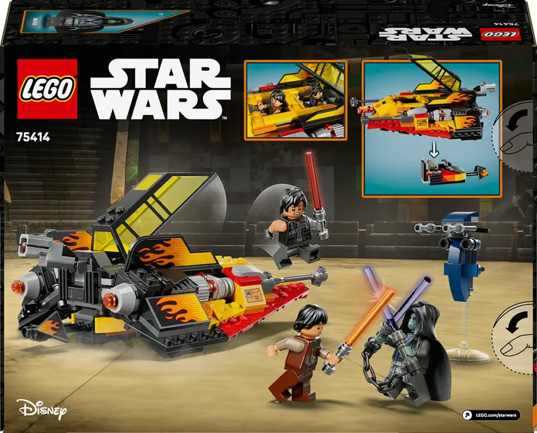 LEGO Star Wars, Płomienny śmigacz śnieżny, 75414