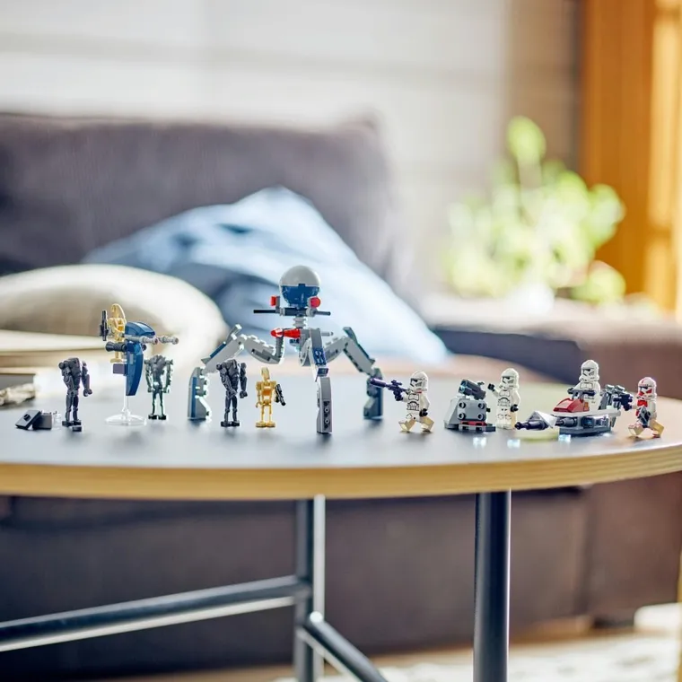 LEGO Star Wars, Zestaw bitewny z żołnierzem armii klonów i droidem bojowym, 75372