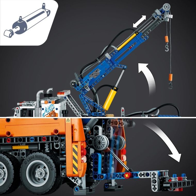 LEGO Technic, Ciężki samochód pomocy drogowej, 42128