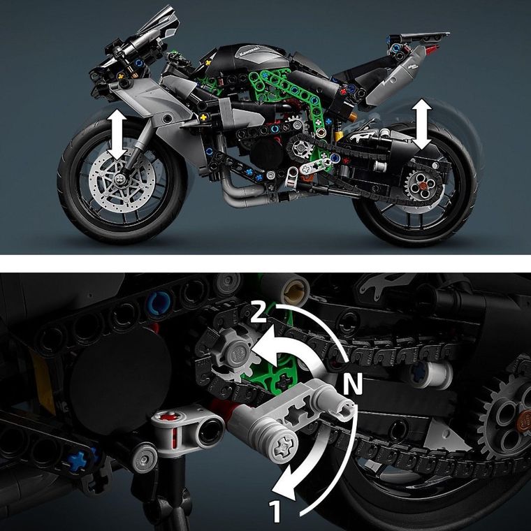 LEGO Technic, Motocykl Kawasaki Ninja H2R, 42170