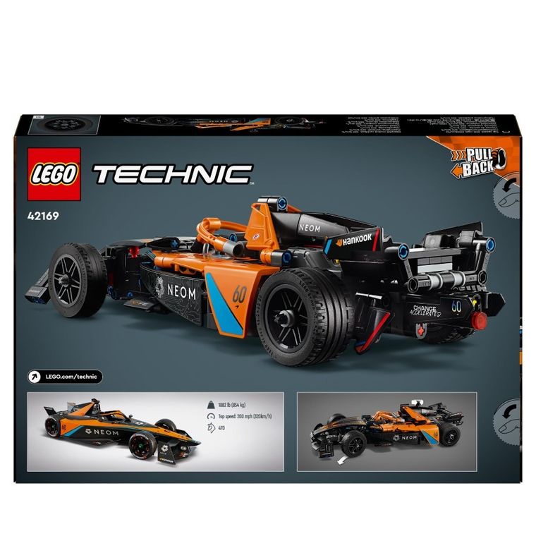 LEGO Technic, NEOM McLaren Formula E Race Car, 42169