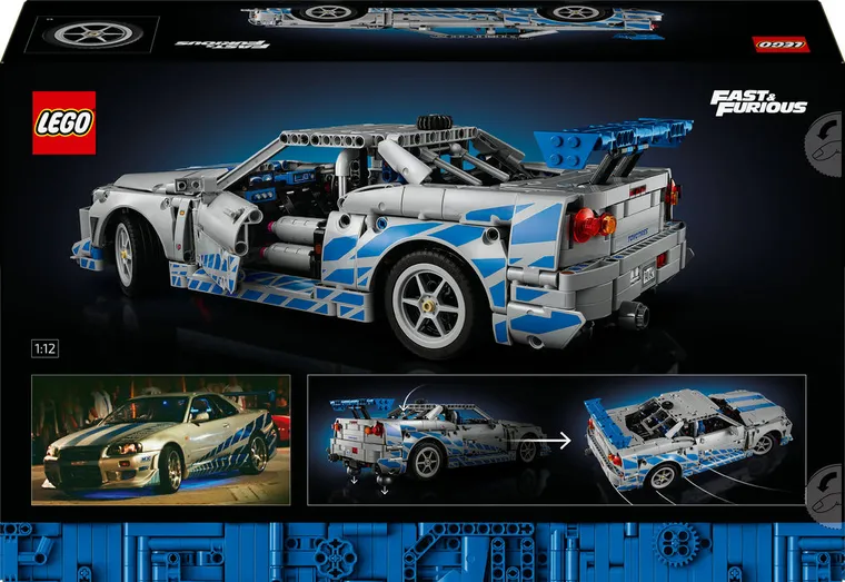 LEGO Technic, Samochód Nissan Skyline GT-R (R34) z filmu Za szybcy, za wściekli, 42210