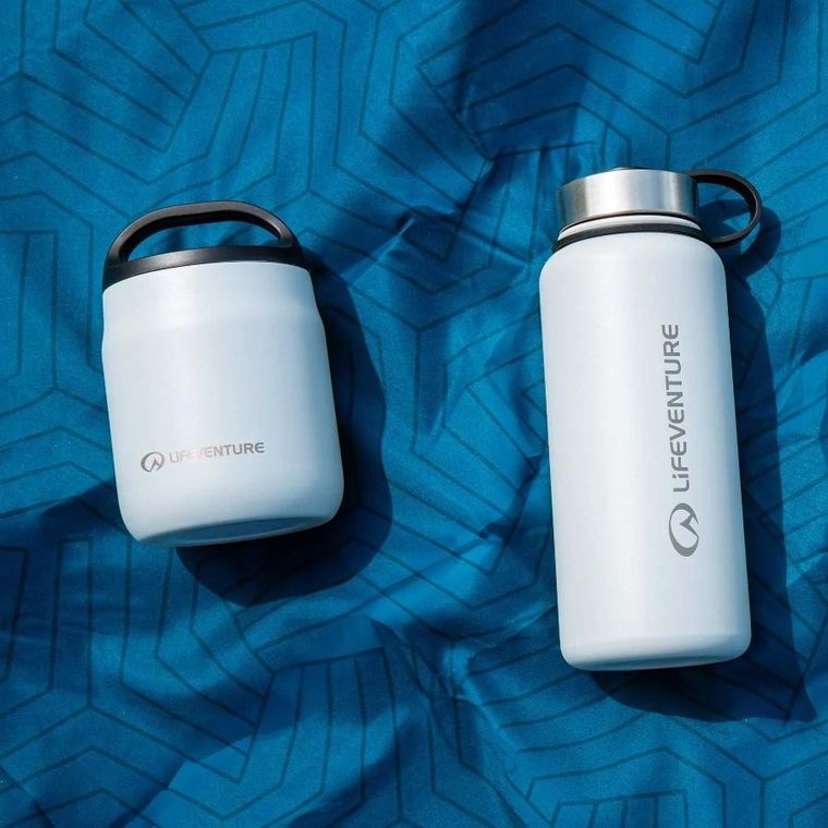 Lifeventure, termos na jedzenie, Light Grey, 600 ml