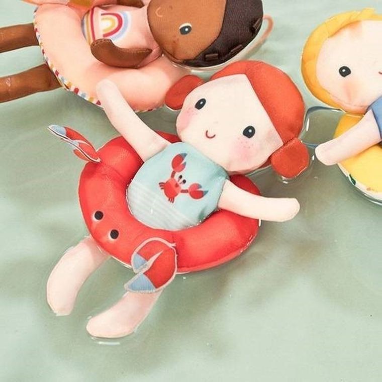 Lilliputiens, Axelle, laleczka do kąpieli, 6m+