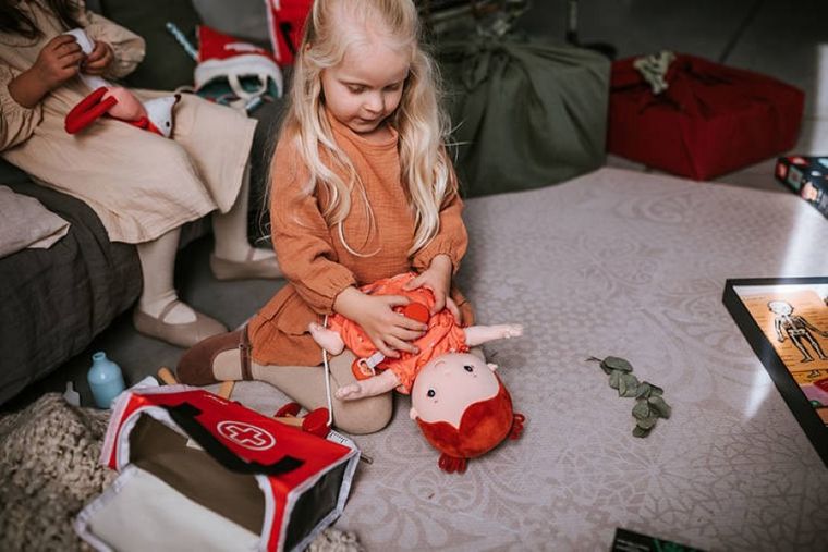Lilliputiens, duża lalka dzidziuś, Rose, 36 cm, 2 lata+