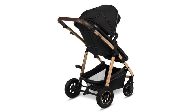 Lionelo, Amber 2in1, wózek wielofunkcyjny, Black Onyx