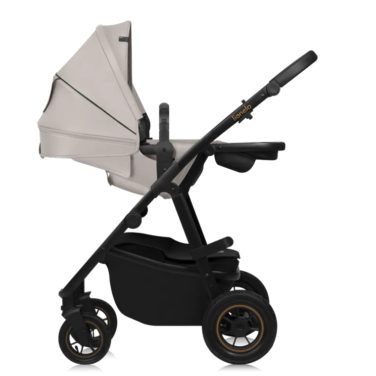 Lionelo, Amber Plus, wózek wielofunkcyjny 3w1, Beige Sand