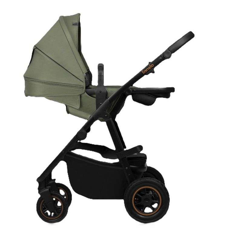 Lionelo, Amber Plus, wózek wielofunkcyjny 3w1, Green Forest