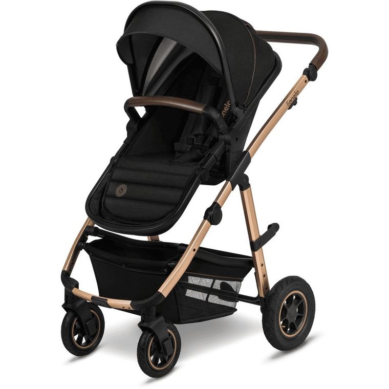 Lionelo, Amber, wózek wielofunkcyjny, 3w1, Black Onyx