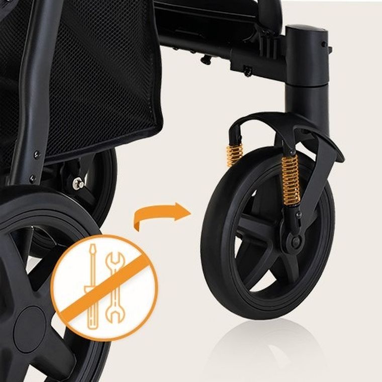 Lionelo, Annet Plus, wózek spacerowy, Golden Moments