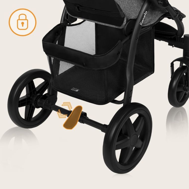 Lionelo, Annet Plus, wózek spacerowy, Stone Caramel