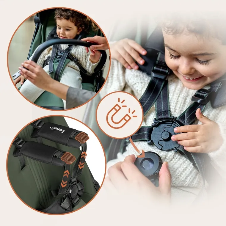 Lionelo, Bess, wózek spacerowy, green forest