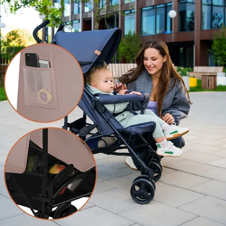 Lionelo, Elia, wózek spacerowy, Beige Taupe