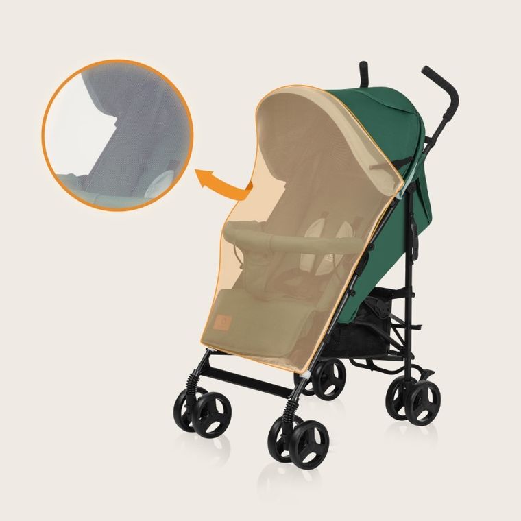 Lionelo, Elia, wózek spacerowy, Green Forest