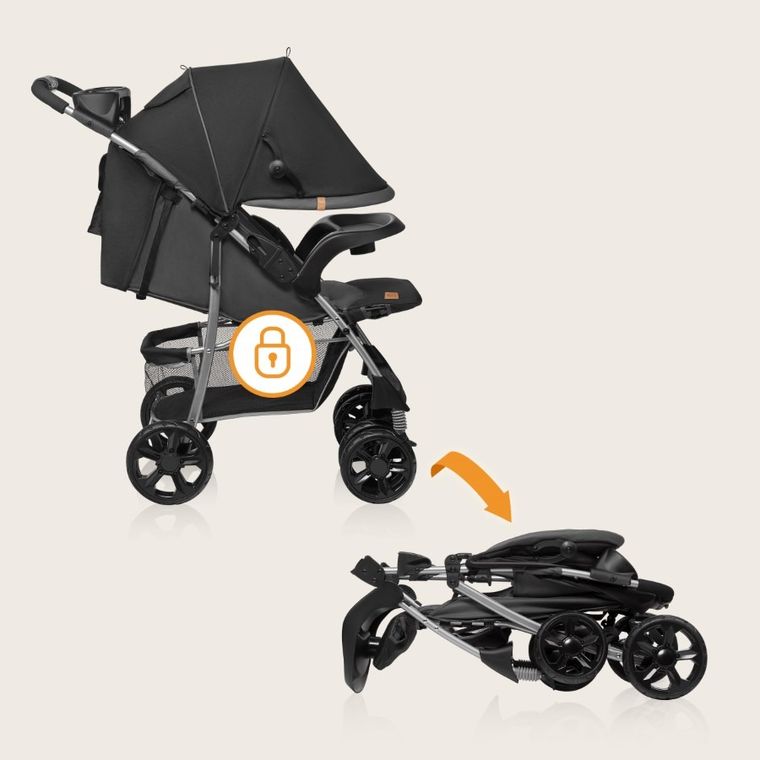 Lionelo, Emma Plus, wózek spacerowy, Stone