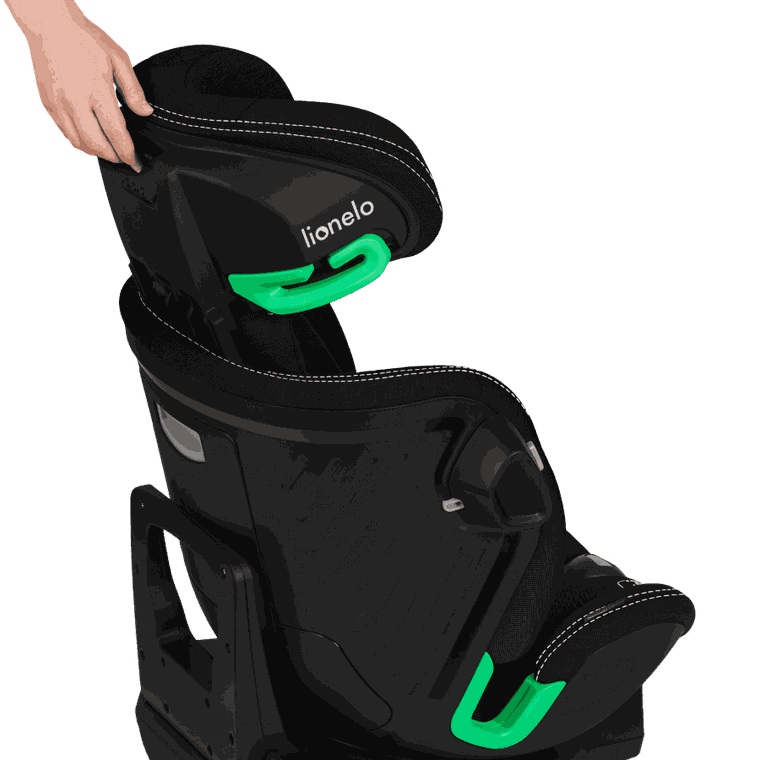 Lionelo, Harmony, I-Size, fotelik samochodowy, Carbon Bamboo, 40-150 cm