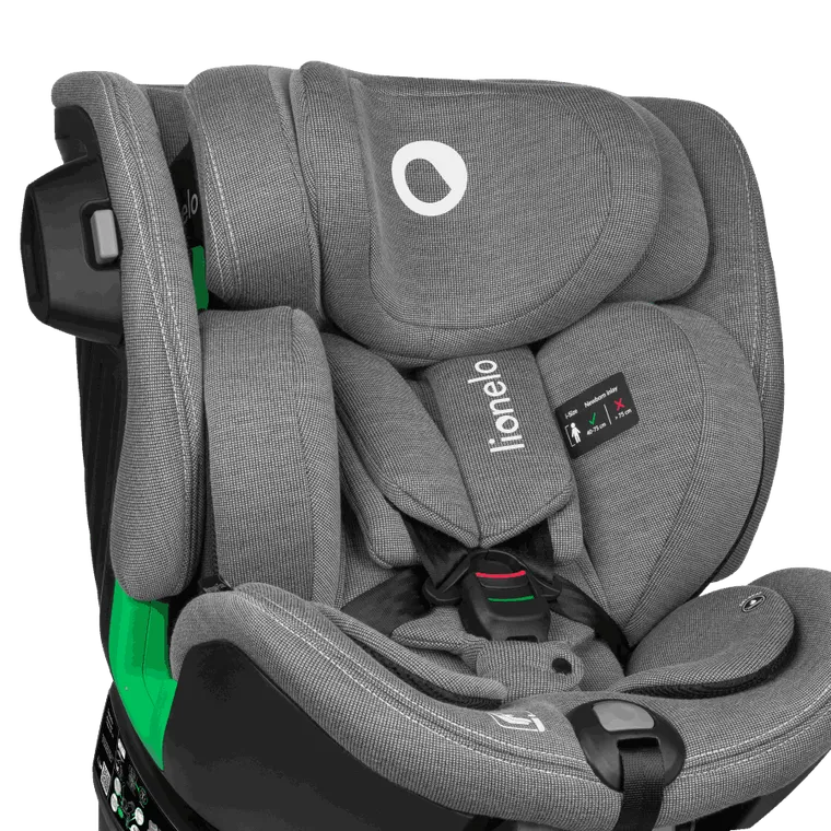 Lionelo, Harmony, I-Size, fotelik samochodowy, Concrete Bamboo, 40-150 cm