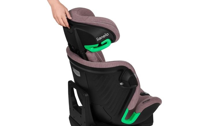 Lionelo, Harmony, I-Size, fotelik samochodowy, Pink Mauve Bamboo, 40-150 cm