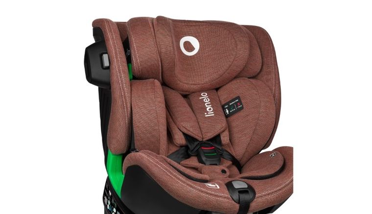 Lionelo, Harmony, I-Size, fotelik samochodowy, Red Brick Bamboo, 40-150 cm