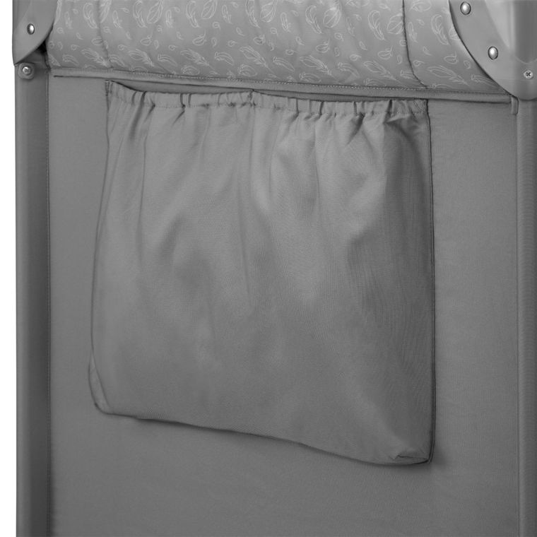 Lionelo, Jasmin, Easy Fold, łóżeczko turystyczne, grey stone