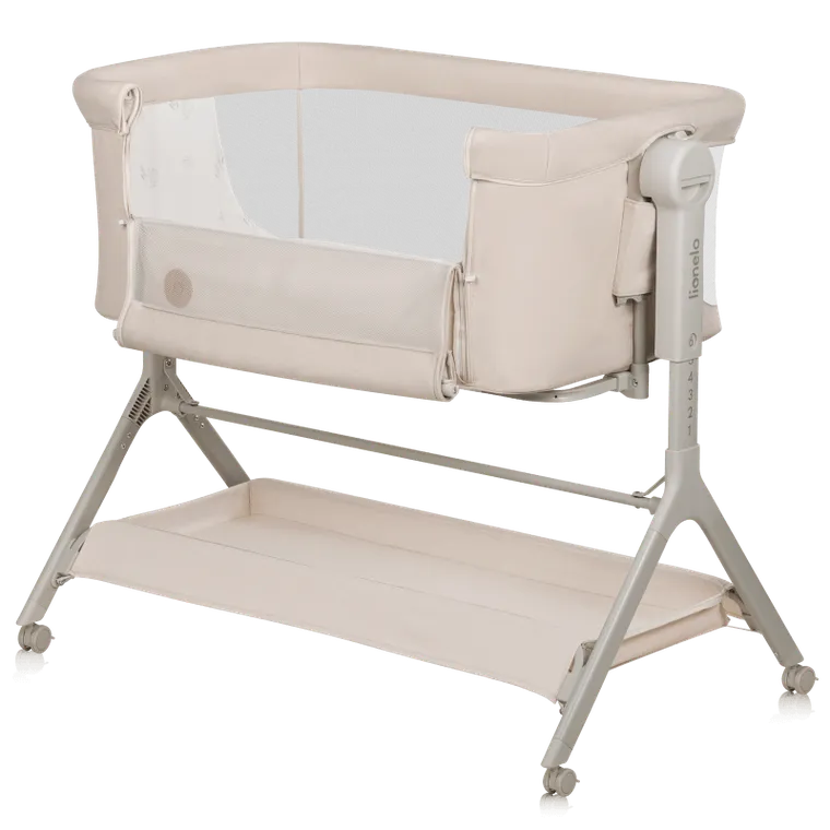 Lionelo, Leonie Plus, łóżeczko dostawne, beige sand