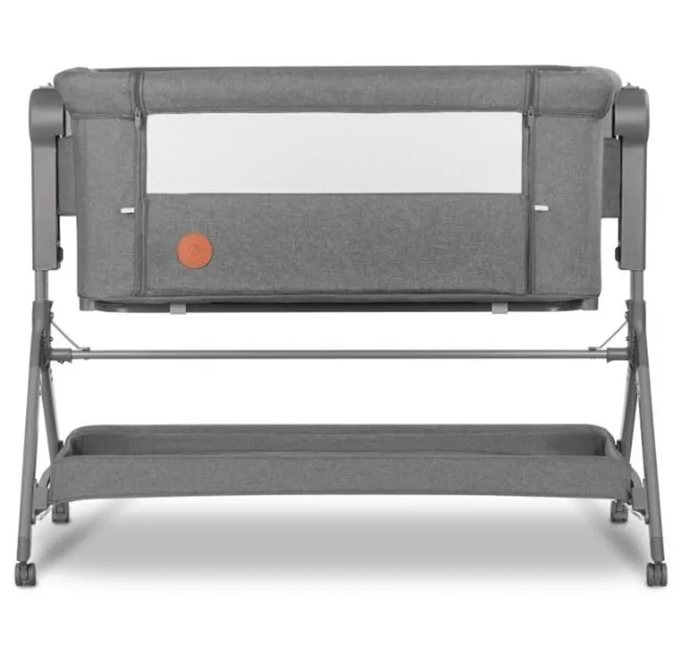 Lionelo, Leonie Plus, łóżeczko dostawne, grey stone