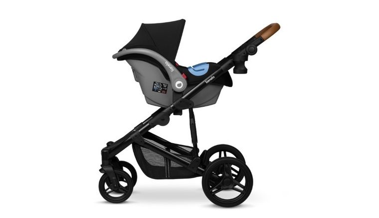 Lionelo, Mari Tour, wózek wielofunkcyjny z zestawem akcesoriów, 2w1, Black Onyx