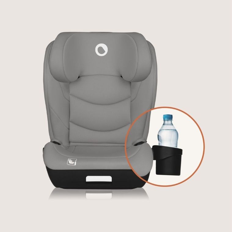 Lionelo, Neal, fotelik samochodowy, i-Size, Grey Concrete, 100-150 cm
