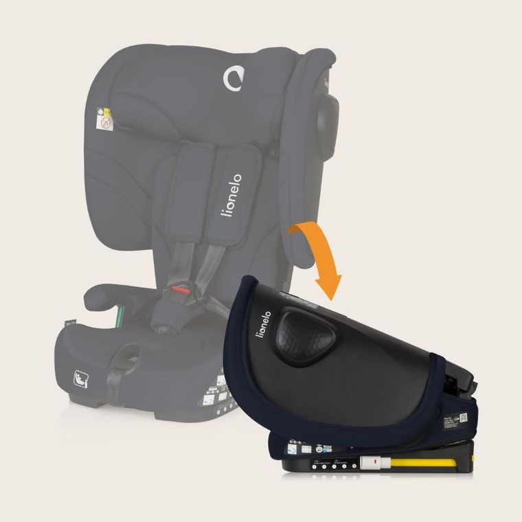 Lionelo, Nelly, fotelik samochodowy, i-Size, Blue Navy, 76-150 cm