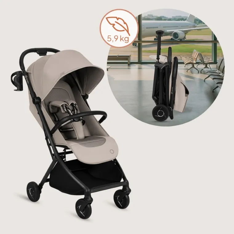 Lionelo, Sia, wózek spacerowy, beige sand