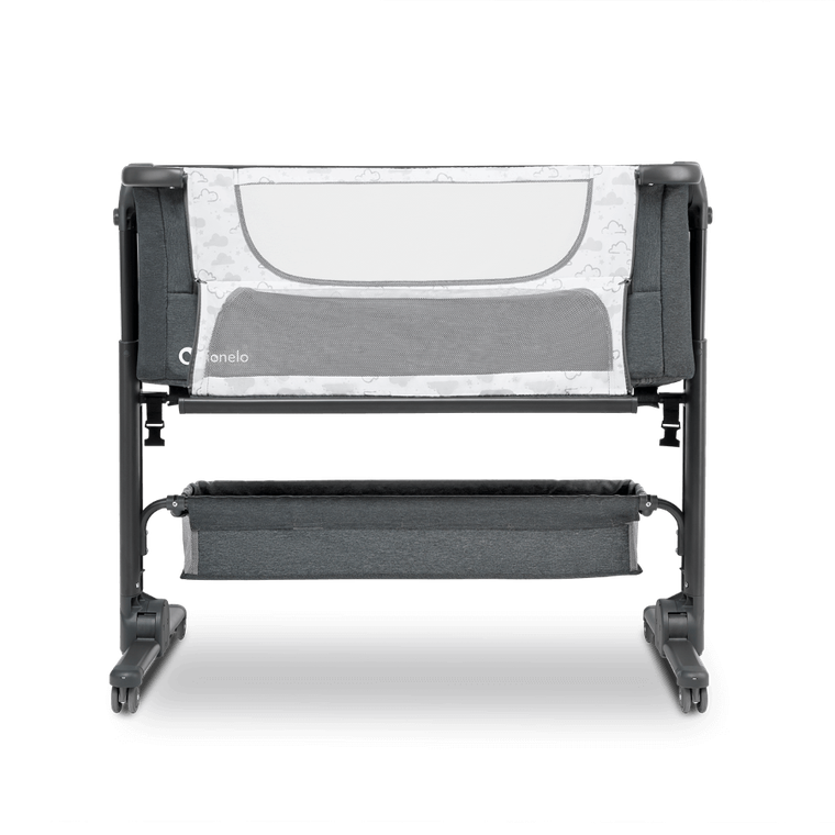 Lionelo, Timon, łóżeczko dostawne, Graphite