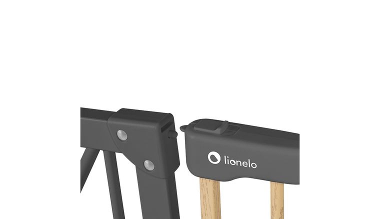 Lionelo, Truus, Slim, bramka ochronna, Grey Graphite