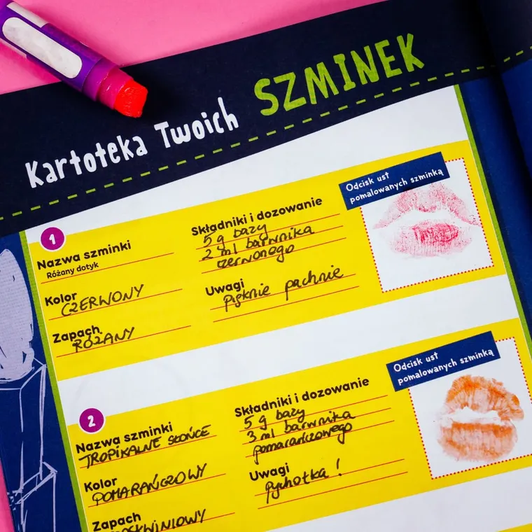 Lisciani, I'm a Genius, Manufaktura Szminek, zestaw kreatywny